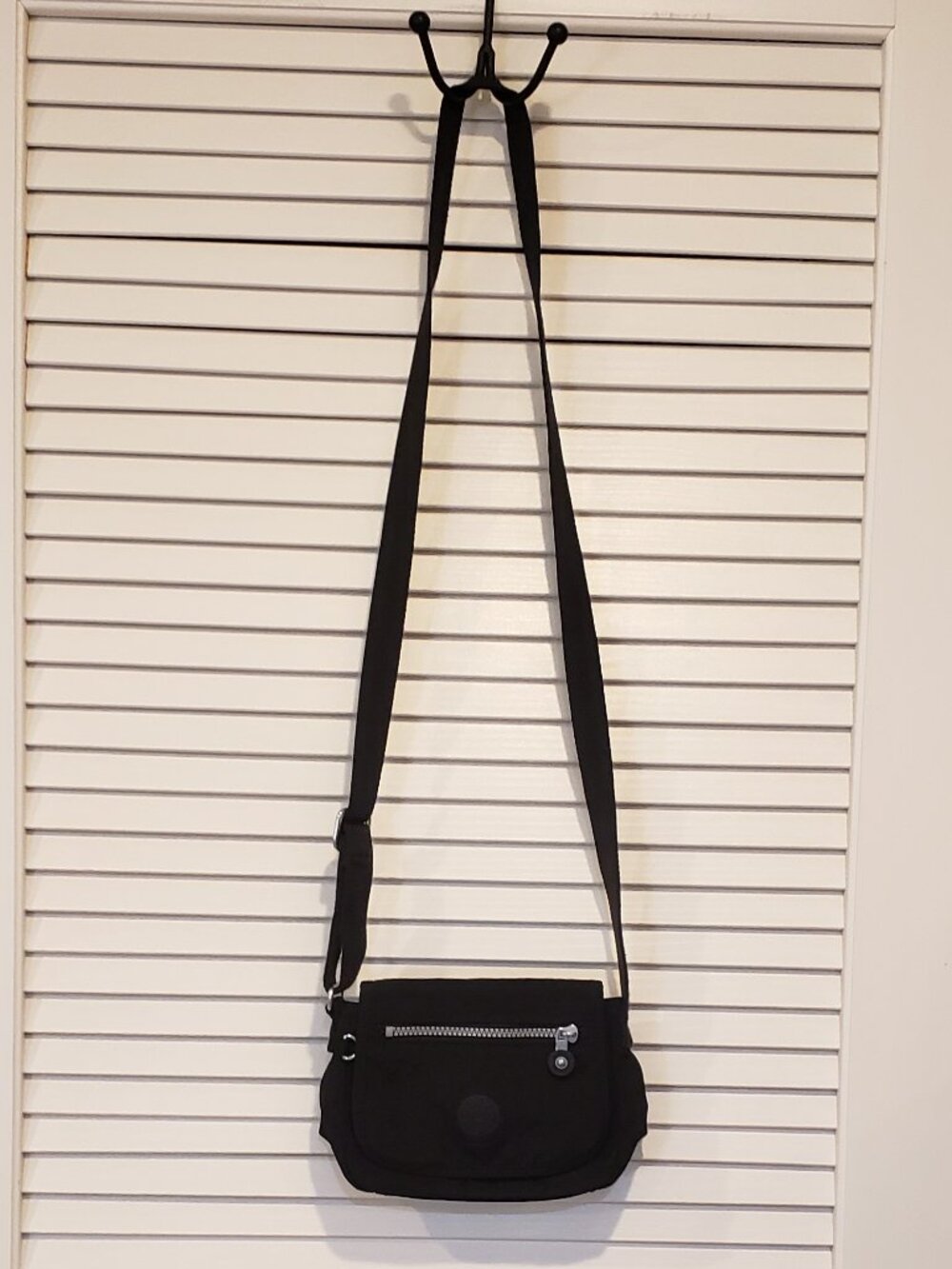 Kipling Black nylon SABIAN Crossbody Bag